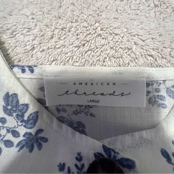 American Threads Tank Top Size Large - Picture 2 of 7